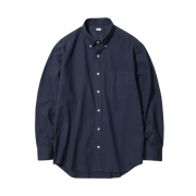 Uniqlo Broad Shirt Button Down Navy - JP
