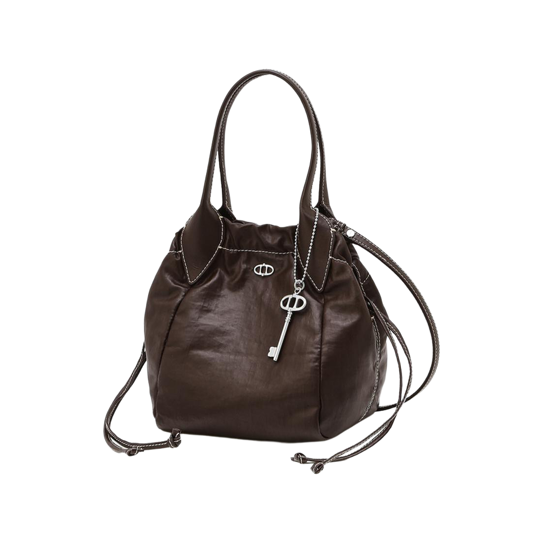AABA6E510W2 Athe Vanessabruno Acc Vapeur Vape Brown Dupeskin Tote & Crossbody Bag S Normal Brown