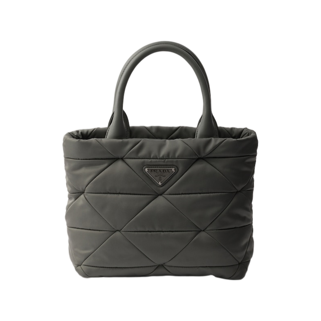 프라다 스몰 패딩 리나일론 토트 머큐리 그레이(Prada Small Padded Re-Nylon Tote Mercury Gray) - 1