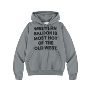 Thevinylhouse Typo Hoodie Grey