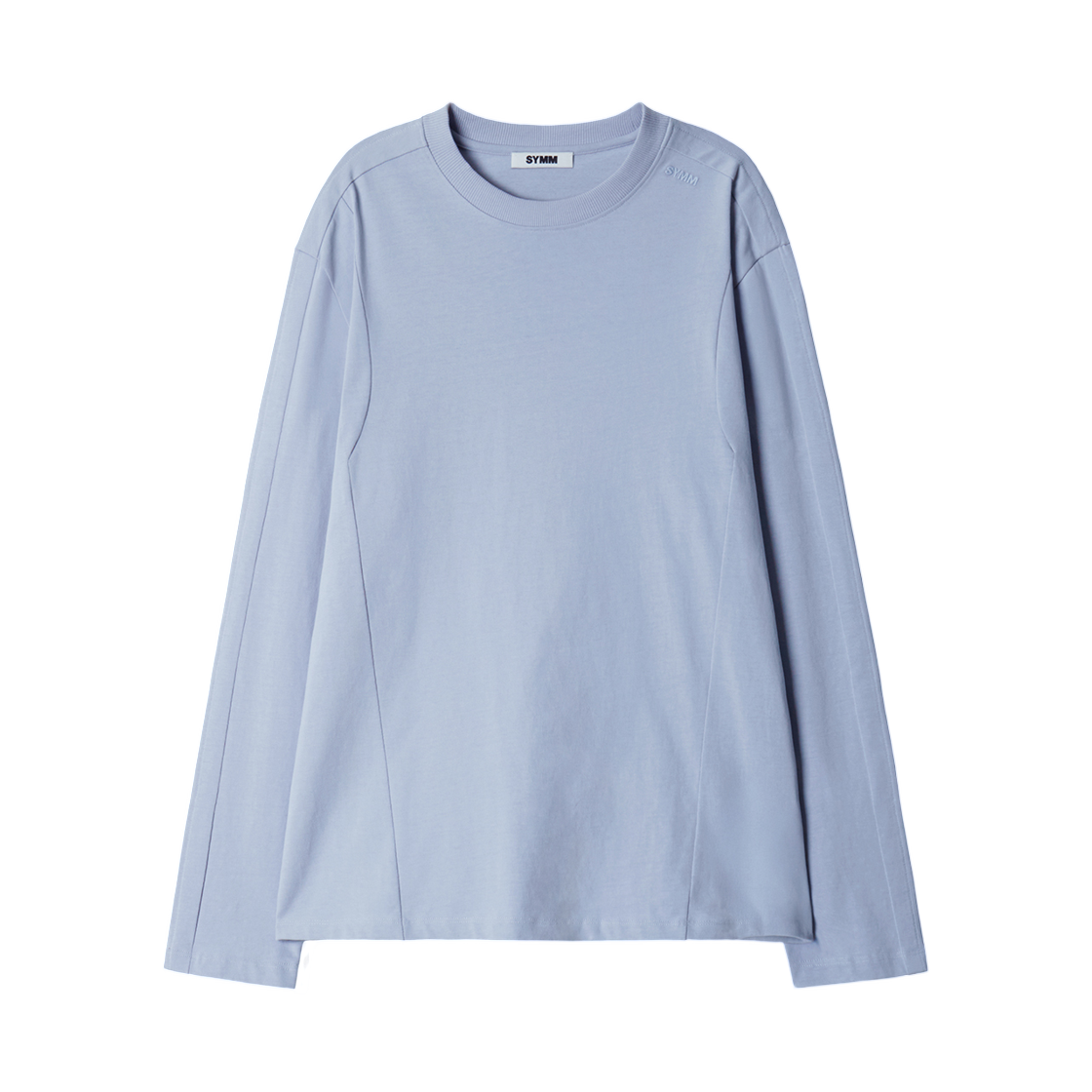 심 워크 롱슬리브 티셔츠 스카이 블루(SYMM Work Long Sleeve T-Shirt Sky Blue)