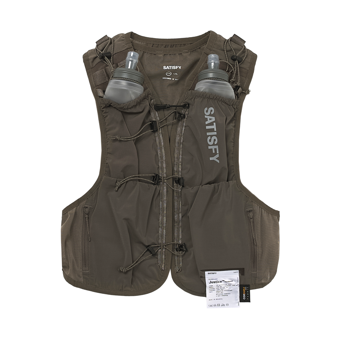 새티스파이 저스티스 코듀라 5L 하이드레이션 베스트 팔콘(Satisfy Justice Cordura 5L Hydration Vest Falcon)