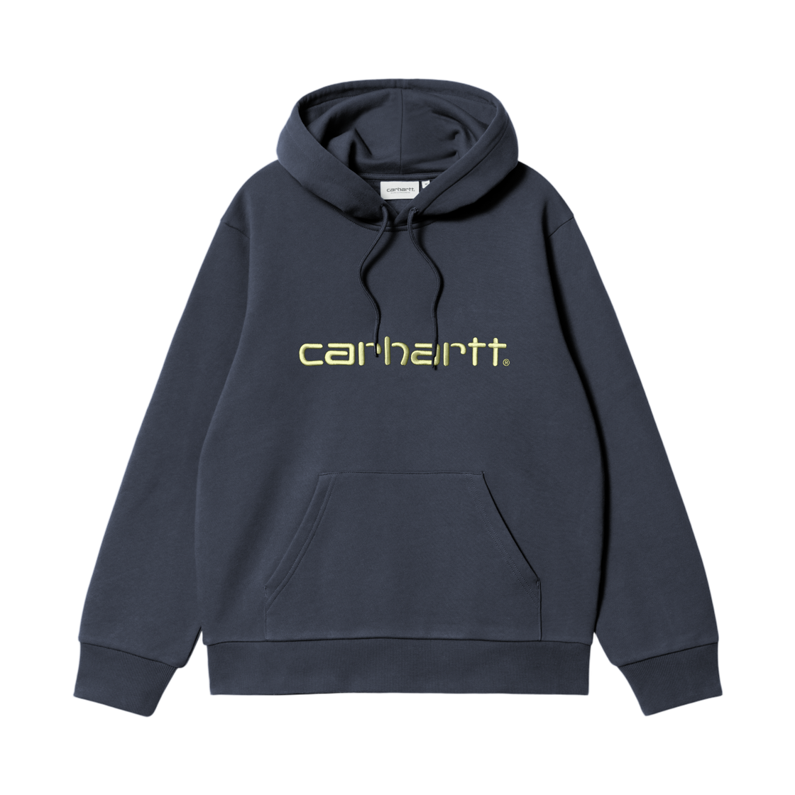 칼하트 WIP 후드 칼하트 스웨트셔츠 딥 나이트 젠틀 그린(Carhartt WIP Hooded Carhartt Sweatshirt Deep Night Gentle Green) - 1