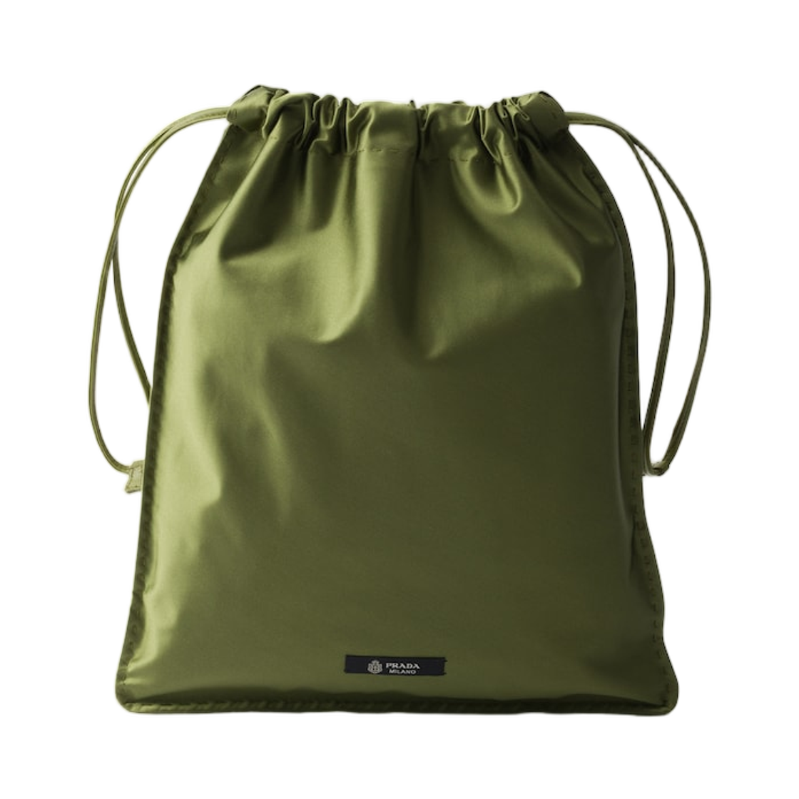 프라다 위시 실크 듀체스 파우치 아이비 그린(Prada Wish Silk Duchesse Pouch Ivy Green) - 1
