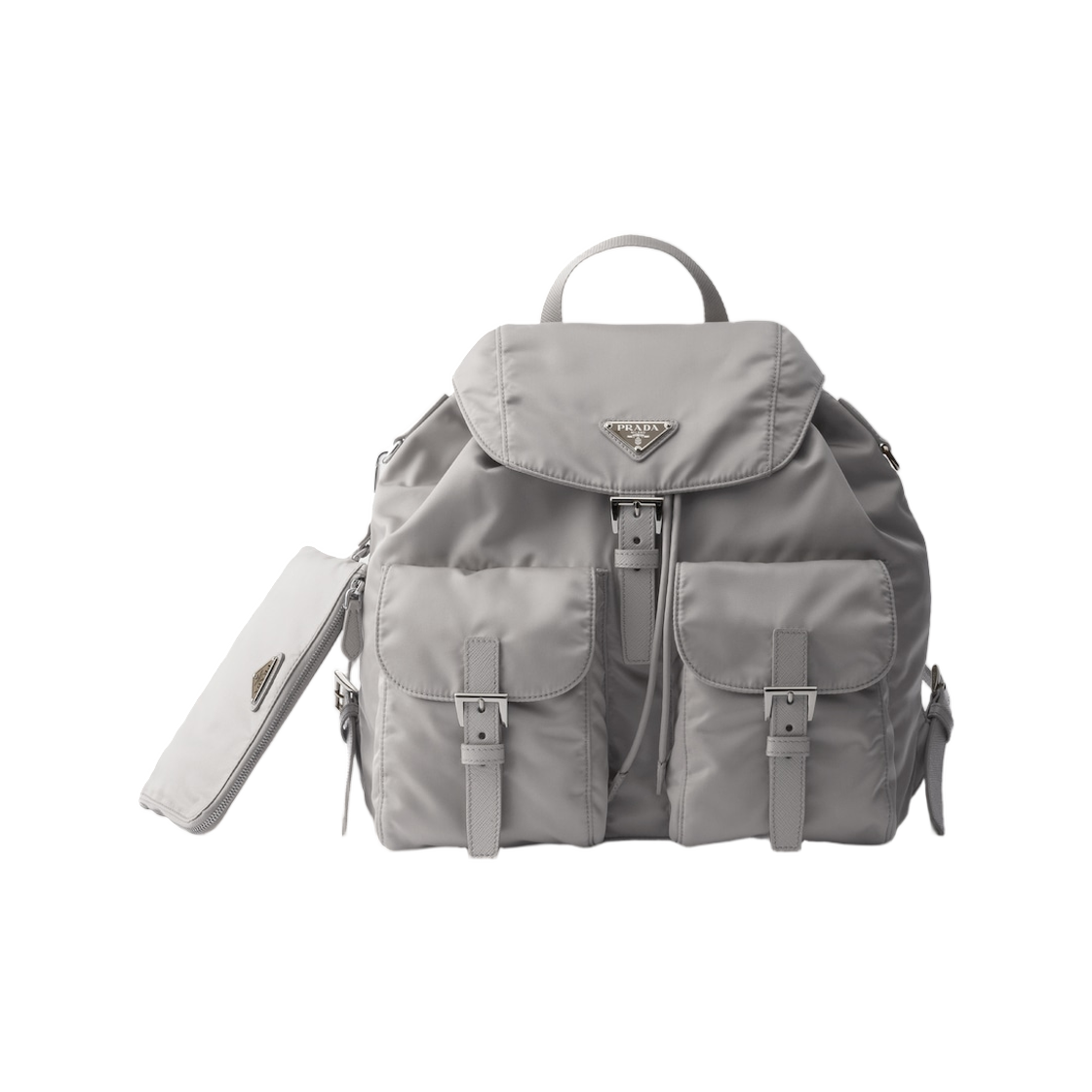 프라다 미디움 리나일론 백팩 클라우디 그레이(Prada Medium Re-Nylon Backpack Cloudy Gray)