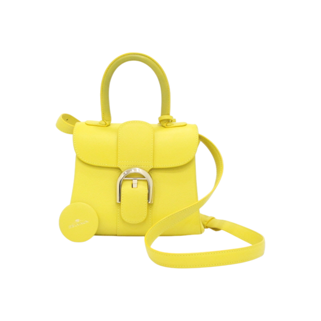 델보 A0058SEL148DP00 미모사 컬러 브리앙 미니 셀리에 여성 토트백 겸 숄더백aa59976(Delvaux Brillant Mini Selier Tote & Shoulder Bag in Mimosa Color)