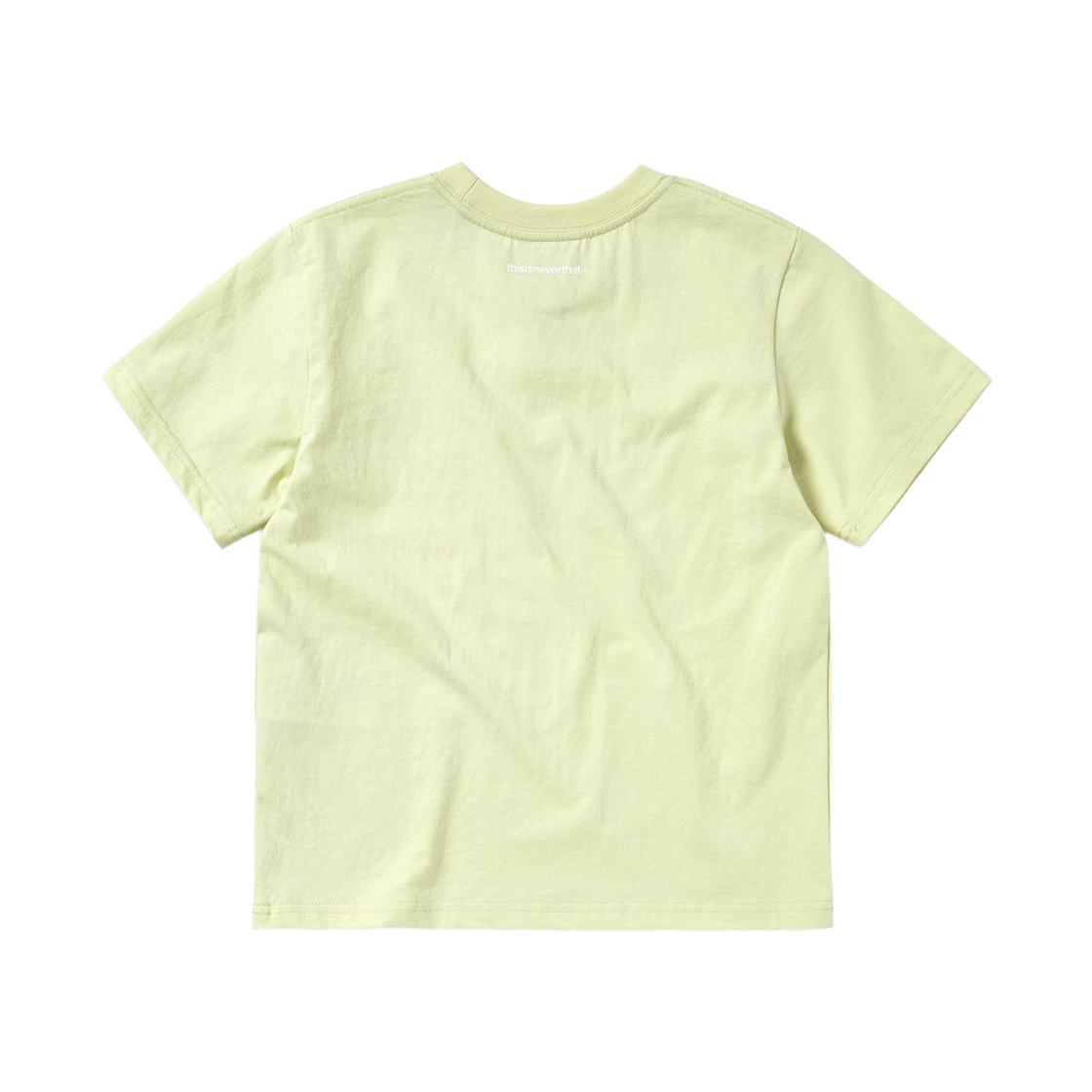 (W) 디스이즈네버댓 T-로고 티셔츠 옐로우 그린((W) Thisisneverthat T-Logo T-Shirt Yellow Green) - 2