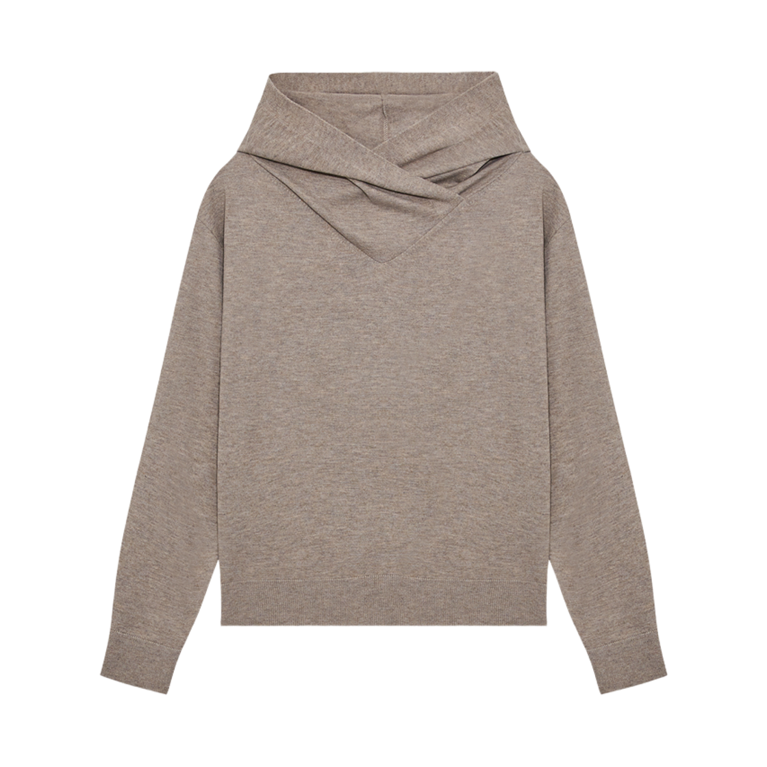 사로스 니트 후드 라이트 브라운 1(Saros Knit Hooded Light Brown 1)