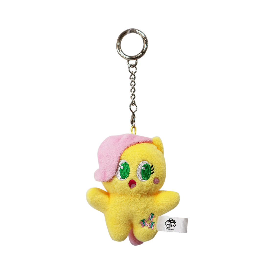 드림씨앤씨 마이리틀포니 플랫 키링 인형 8cm 플러터샤이 옐로우
