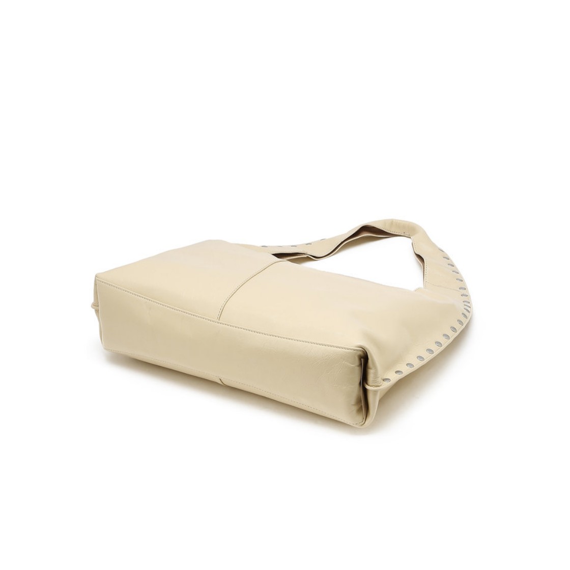 아떼 바네사브루노 액세사리 마롱 소프트 레몬옐로우 스터드 마롱소프트 숄더백 M 라이트 옐로우(Athe Vanessabruno Acc Maron Soft Lemon Yellow Stud Maron Soft Shoulder Bag M Light Yellow) - 2