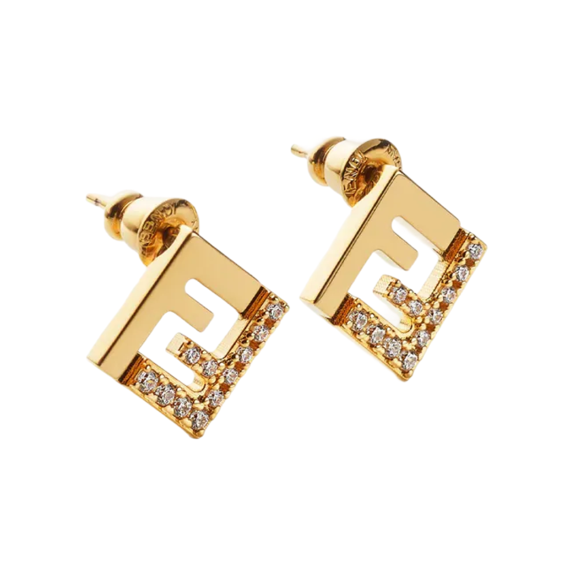 (W) 펜디 포에버 펜디 이어링 골드((W) Fendi Forever Fendi Earrings Gold)