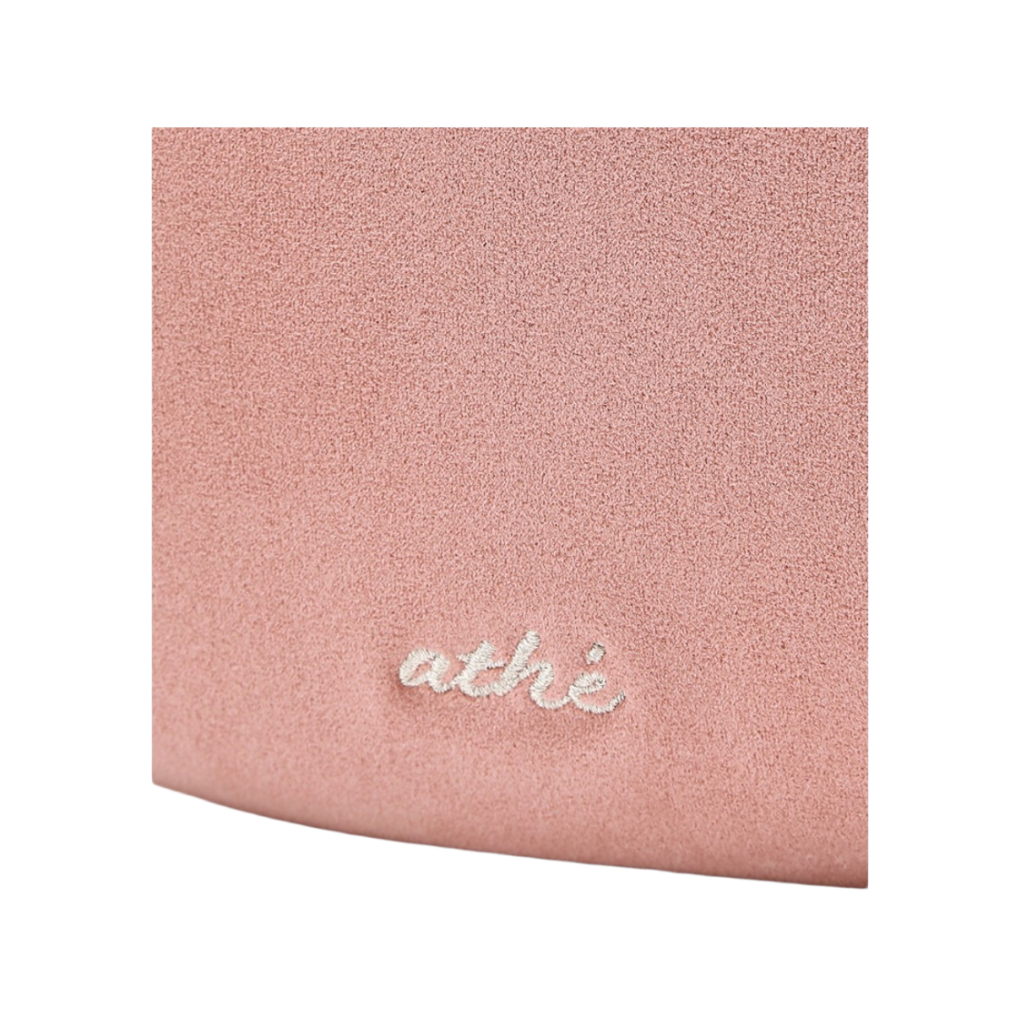 아떼 바네사브루노 액세사리 핑크 스웨이드 패브릭 숄더백 M 핑크(Athe Vanessabruno Acc Pink Suede Fabric Shoulder Bag M Normal Pink) - 6