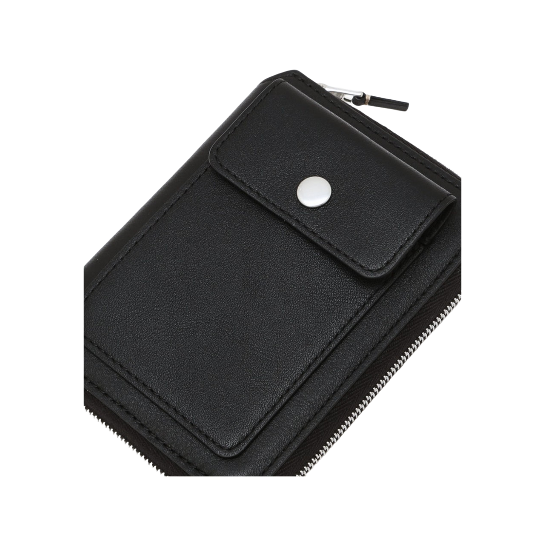 아떼 바네사브루노 액세사리 가르송 블랙 지퍼돌이 지갑 블랙(Athe Vanessabruno Acc Garcon Black Zipper Wallet Black) - 3