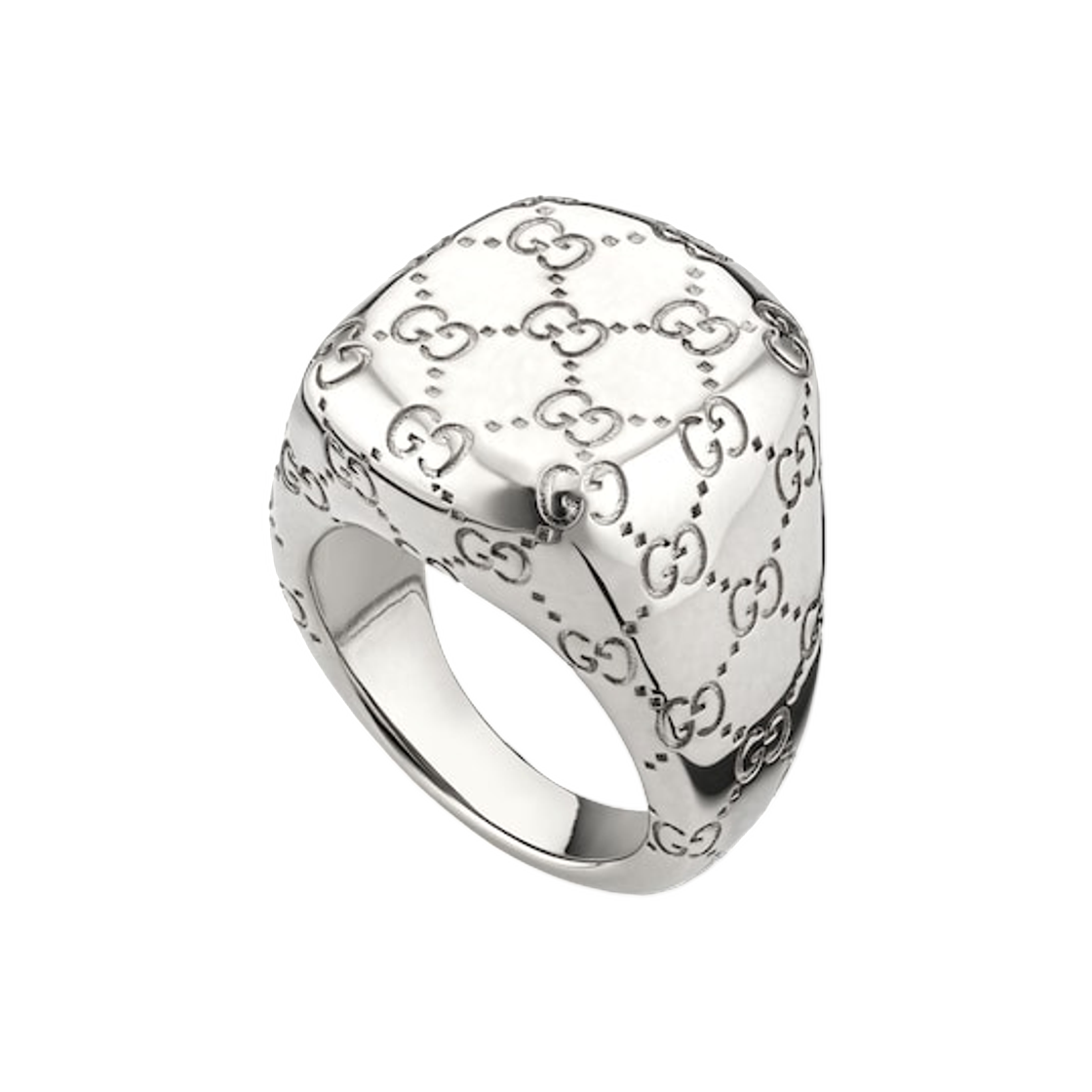 구찌 GG 모티프 시그넷 링 팔라듐(Gucci GG Motif Signet Ring Palladium) - 2