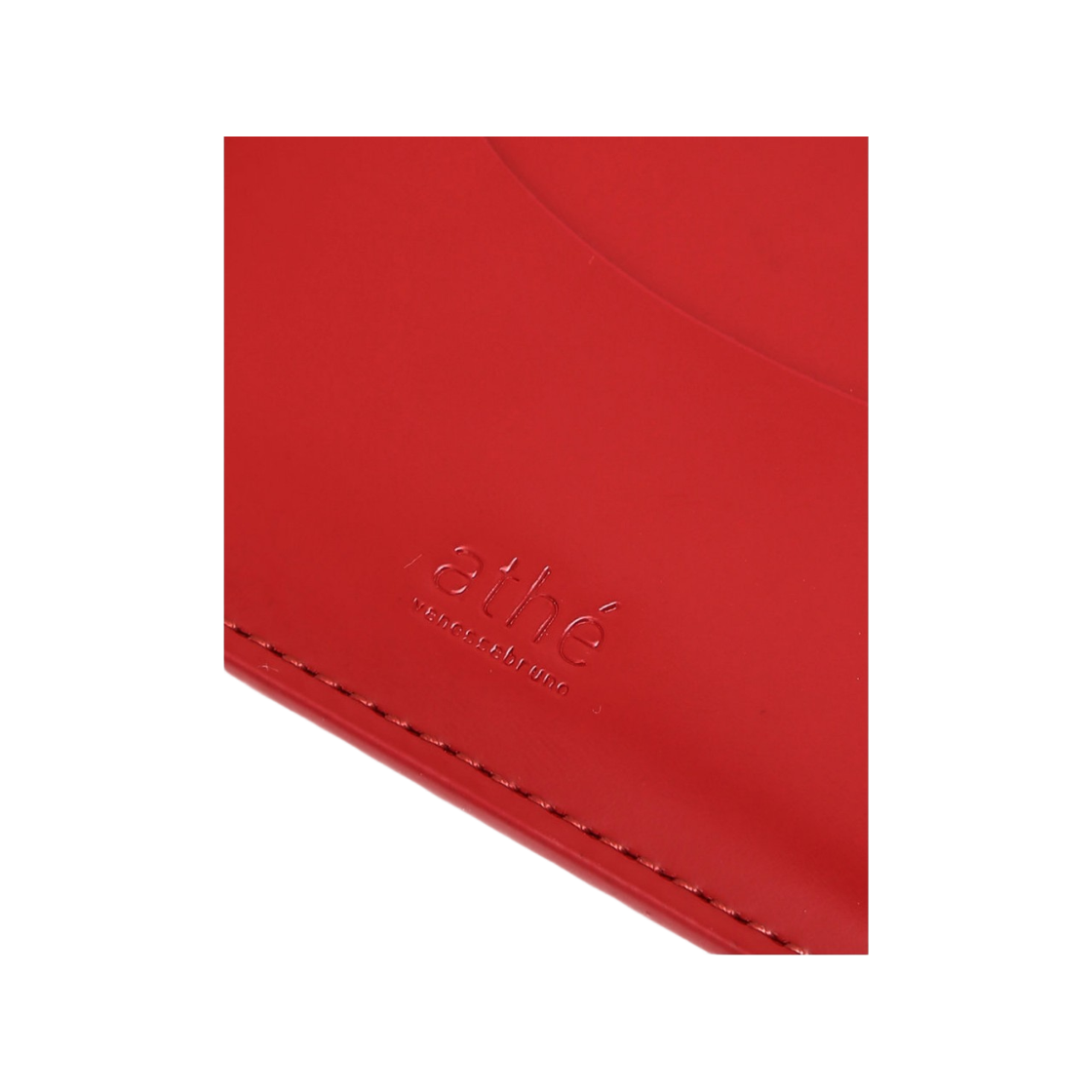 아떼 바네사브루노 액세사리 레드 복스레더 스트랩 단카드지갑 레드(Athe Vanessabruno Acc Red Box Leather Strap Single Card Wallet Normal Red) - 4
