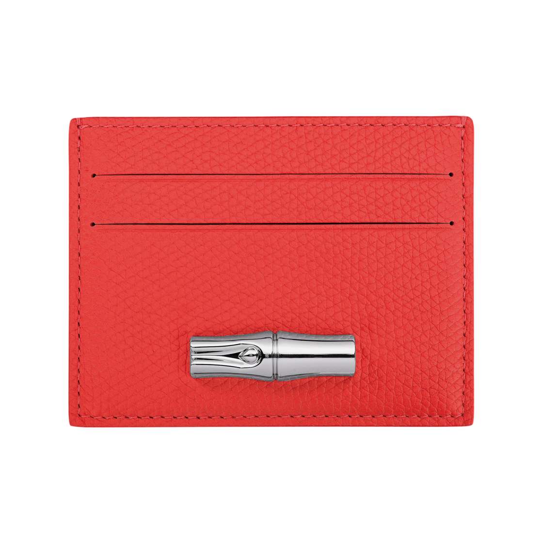 L3218HFP108 Longchamp Le Roseau Card Holder Vermilion