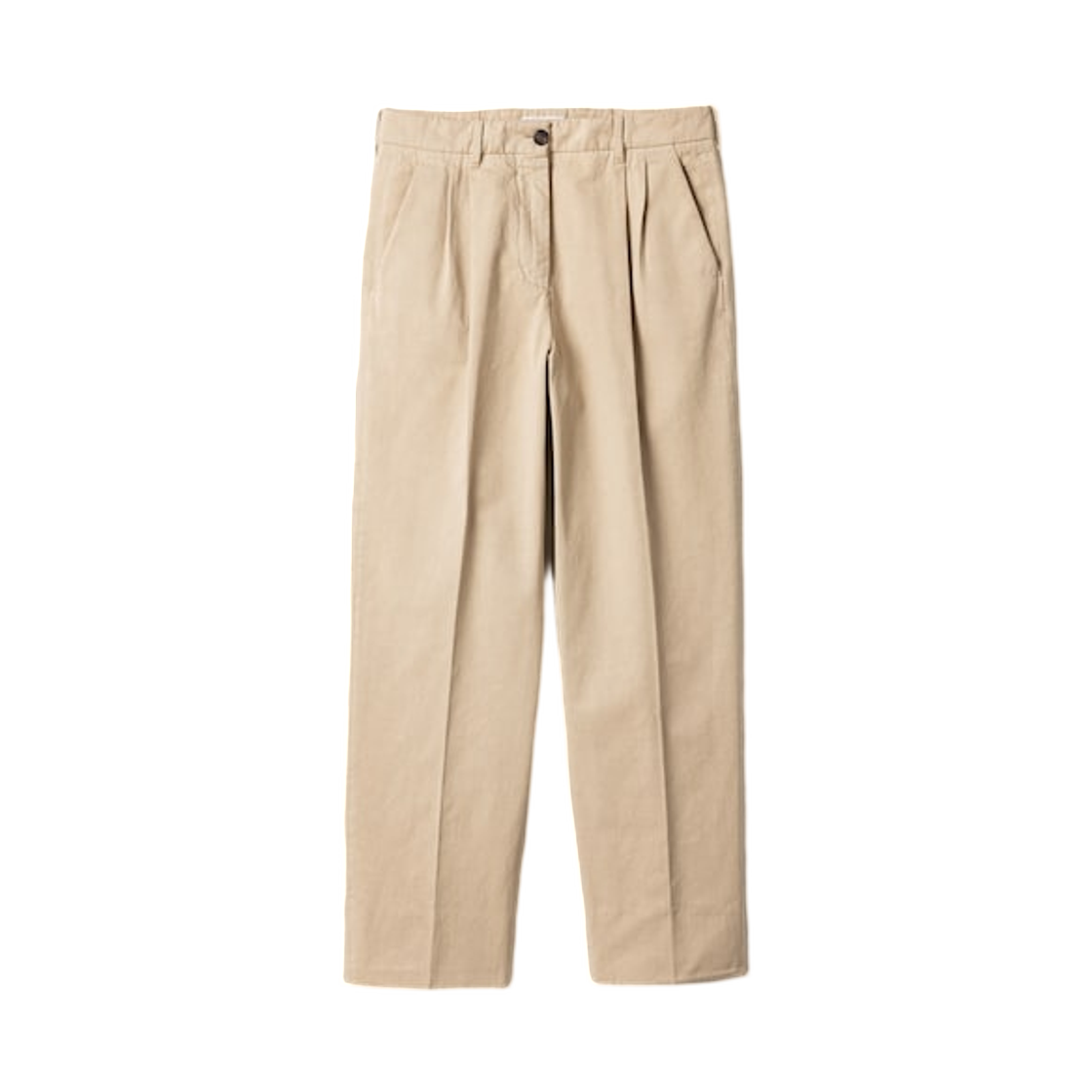 MP1956-19EK-F0006 (W) Miu Miu Old Gabardine Pants Beige