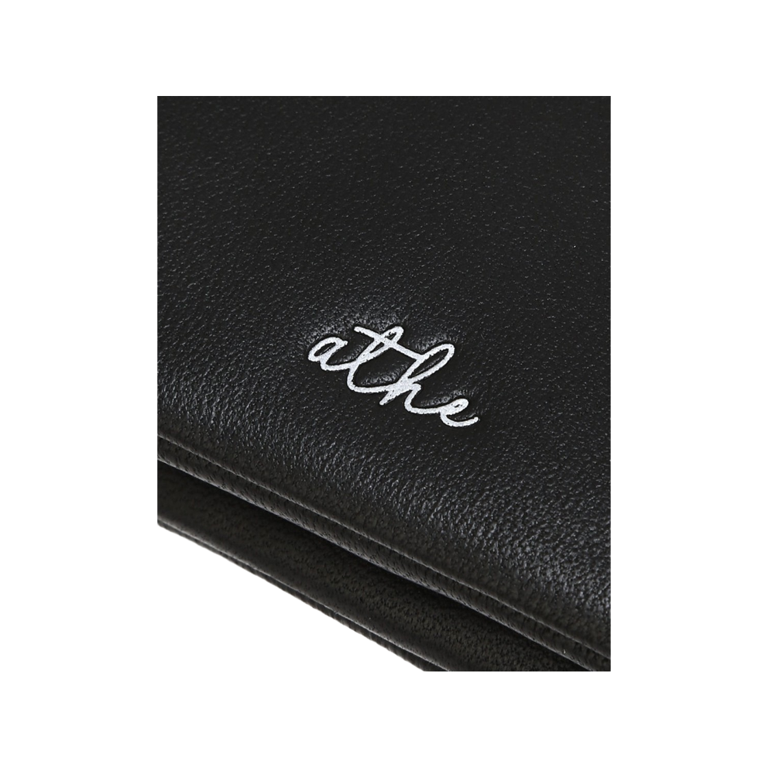 아떼 바네사브루노 액세사리 듀스 블랙 램스킨 2단반  카드지갑 블랙(Athe Vanessabruno Acc Deux Black Lambskin Bi-Fold Card Wallet Black) - 2