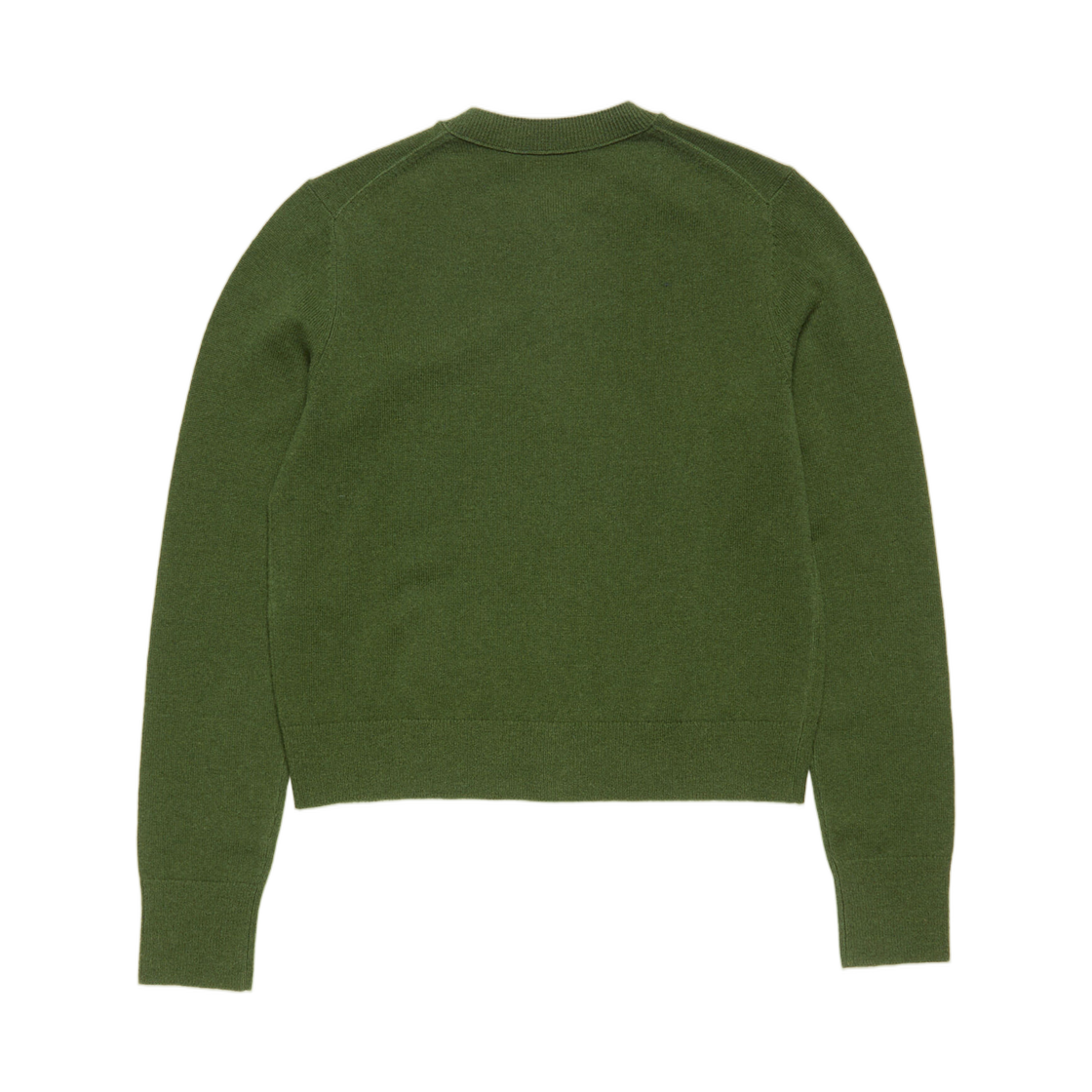 (W) 아크네 스튜디오 피티드 가디건 야크 울 보틀 그린((W) Acne Studios Fitted Cardigan Yak Wool Bottle Green) - 2