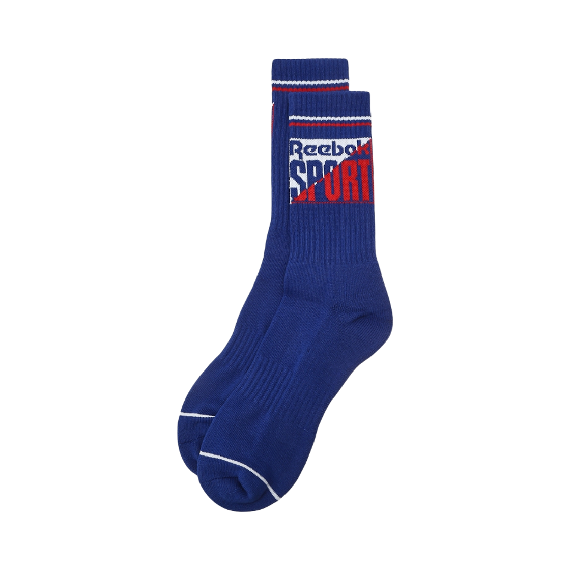 리복 스포츠 그래픽 롱 삭스 블루(Reebok Sport Graphic Long Socks Blue)