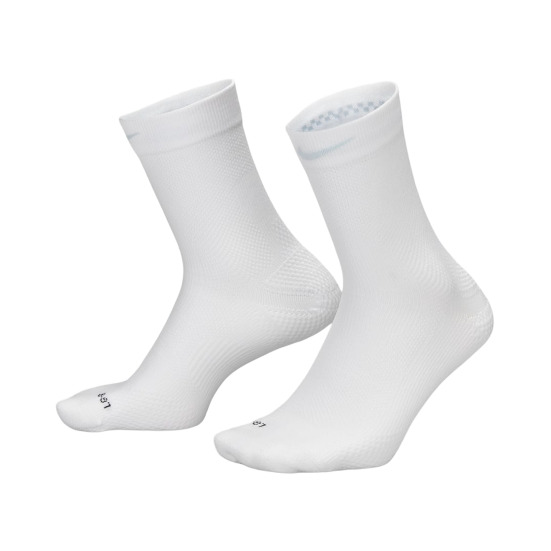 나이키 러닝 라이트웨이트 마이크로 크루 삭스 화이트 블랙 (국내 정식 발매 제품)(Nike Running Lightweight Micro Crew Socks White Black (Korean Ver.)) - 1