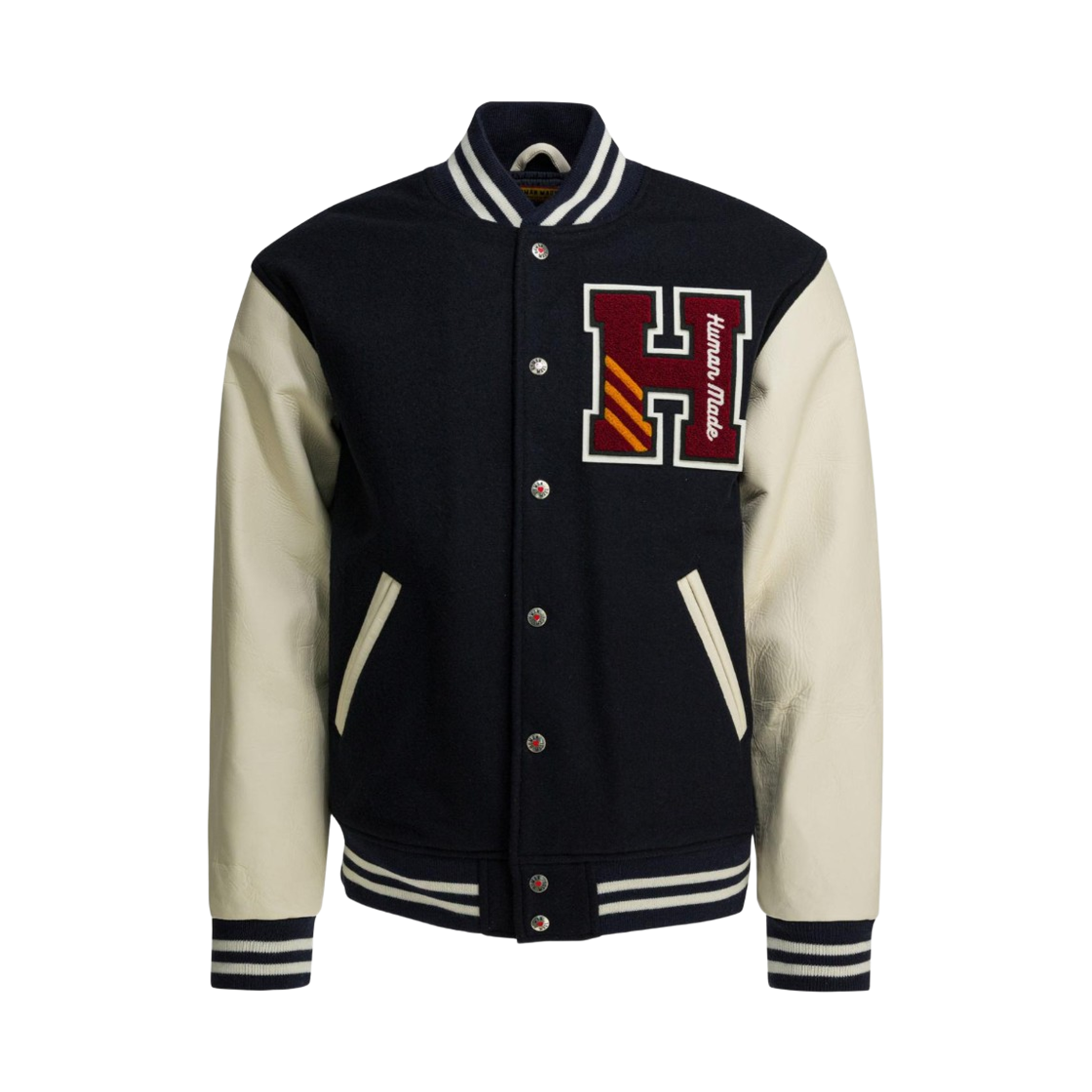 휴먼 메이드 바시티 자켓 네이비(Human Made Varsity Jacket Navy) - 1