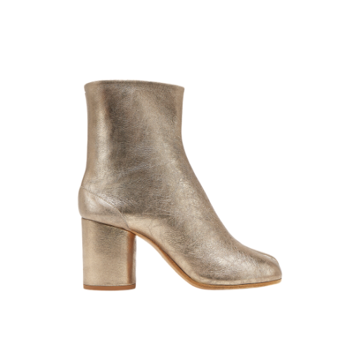 S58WU0260P7453HB127 (W) Maison Margiela Tabi Ankle Boots Gold