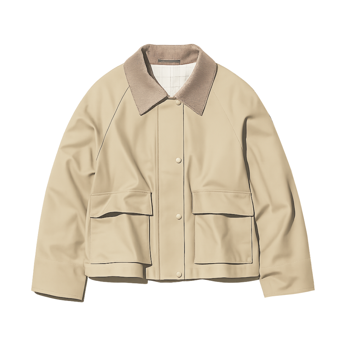 (W) 유니클로 유틸리티 숏 자켓 베이지 - JP((W) Uniqlo Utility Short Jacket Beige - JP)