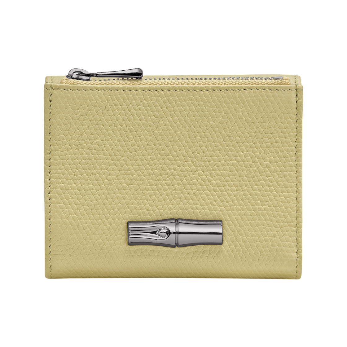 롱샴 르 로조 컴팩트 월렛 피스타치오(Longchamp Le Roseau Compact Wallet Pistachio)