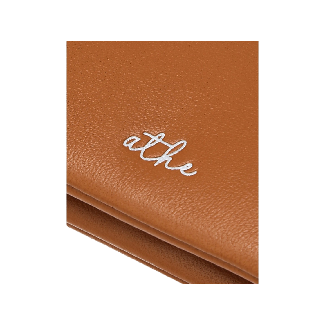 아떼 바네사브루노 액세사리 듀스 브라운 램스킨 2단반 카드지갑 브라운(Athe Vanessabruno Acc Deux Brown Lambskin Bi-Fold Card Wallet Normal Brown) - 2