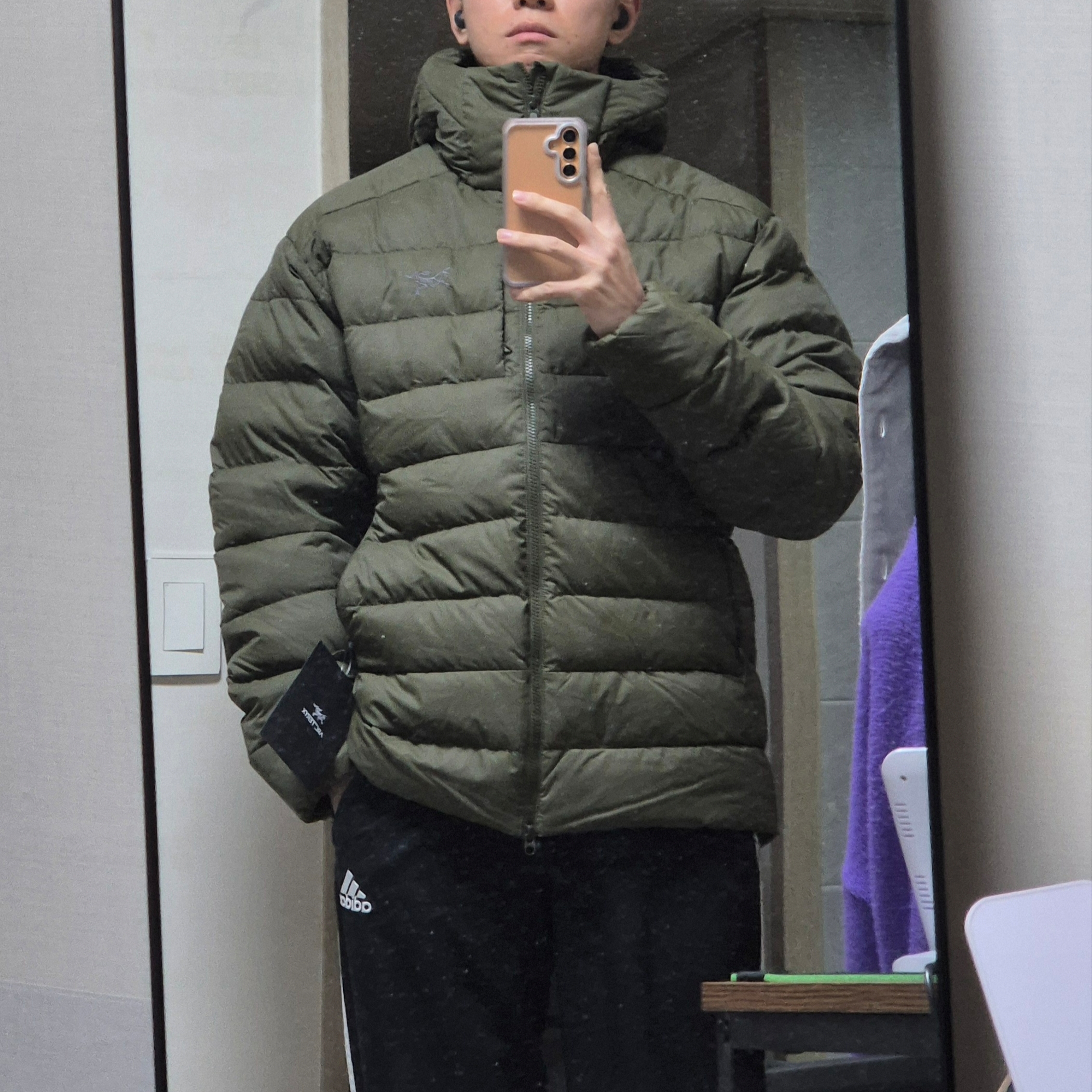 Arc'teryx Thorium Hoody Tatsu 착용 스타일