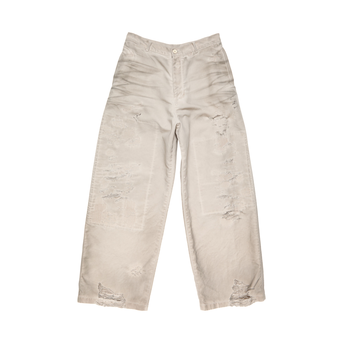 아크네 스튜디오 멘디드 트라우저 레귤러 핏 라이트 토프(Acne Studios Mended Trousers Regular Fit Light Taupe) - 1