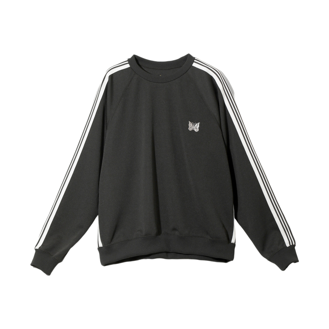 SX405C Needles Track Crew Neck Shirt Poly Smooth Charcoal