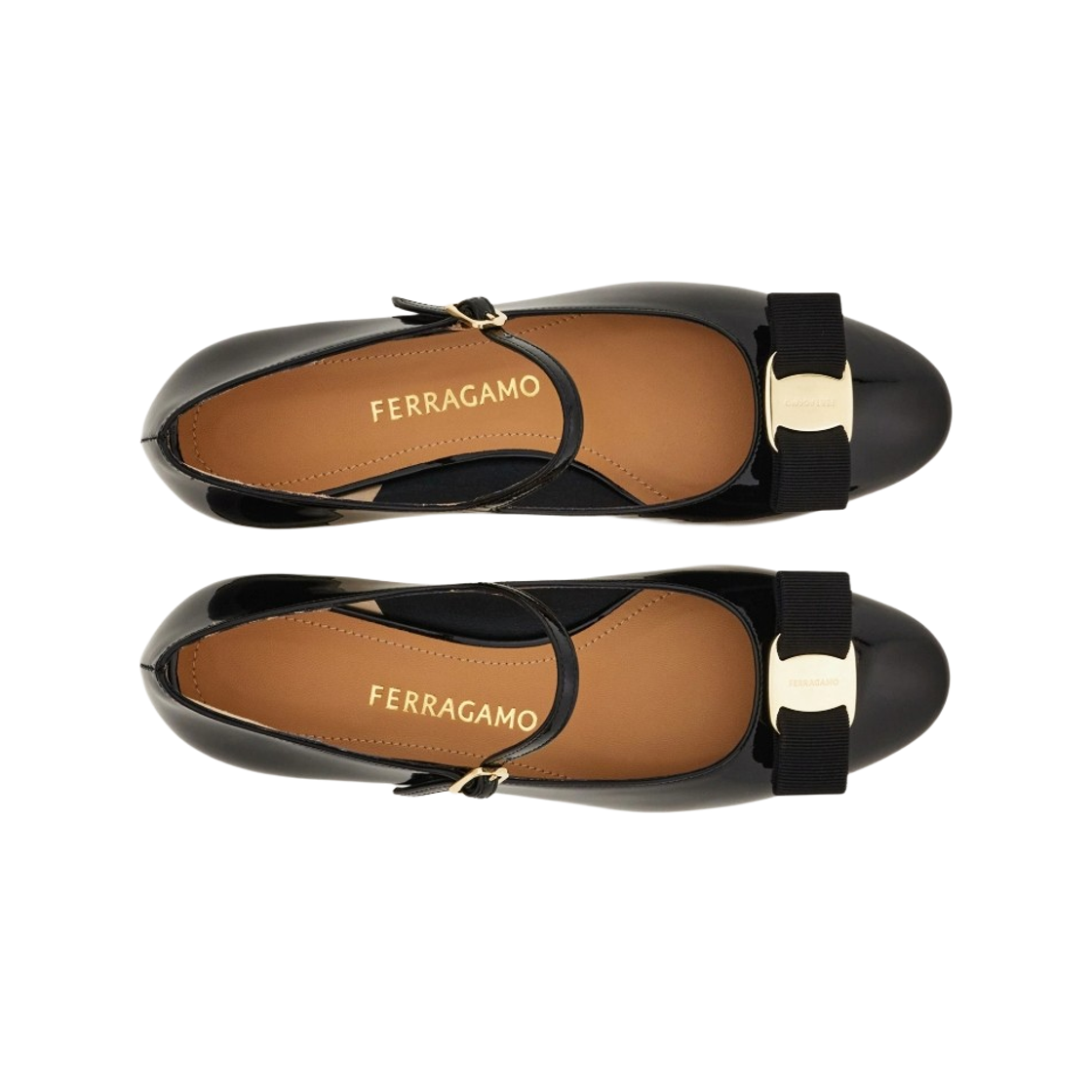 (W) 페라가모 바라 보우 메리 제인 블랙 - D((W) Ferragamo Vara Bow Mary Jane Black - D) - 2