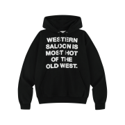 Thevinylhouse Typo Hoodie Black