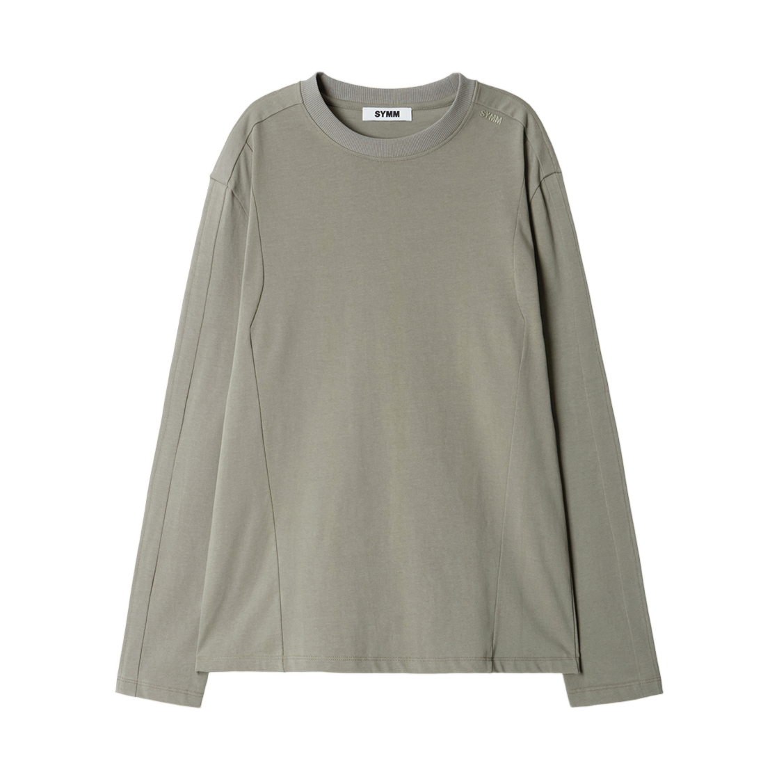 심 워크 롱슬리브 티셔츠 카키(SYMM Work Long Sleeve T-Shirt Khaki)
