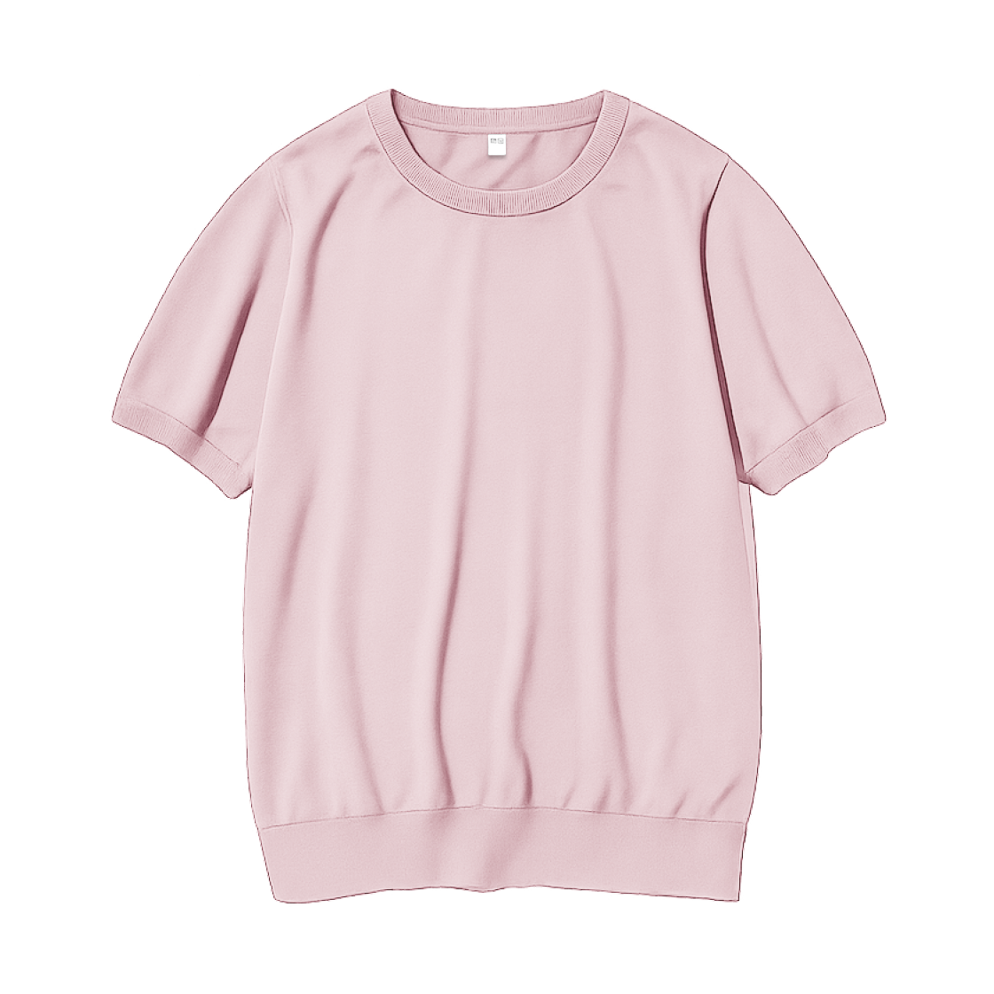 (W) 유니클로 UV 프로텍션 크루넥 스웨터 핑크 - JP((W) Uniqlo UV Protection Crewneck Sweater Pink - JP) - 1