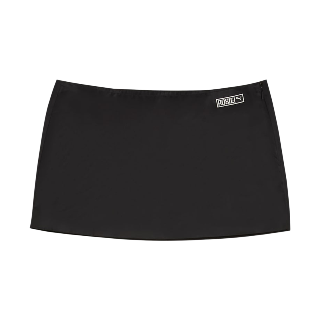 (W) 푸마 x 로제 슬림 우븐 마이크로 미니 스커트 블랙((W) Puma x Rosé Slim Woven Micro Mini Skirt Black)