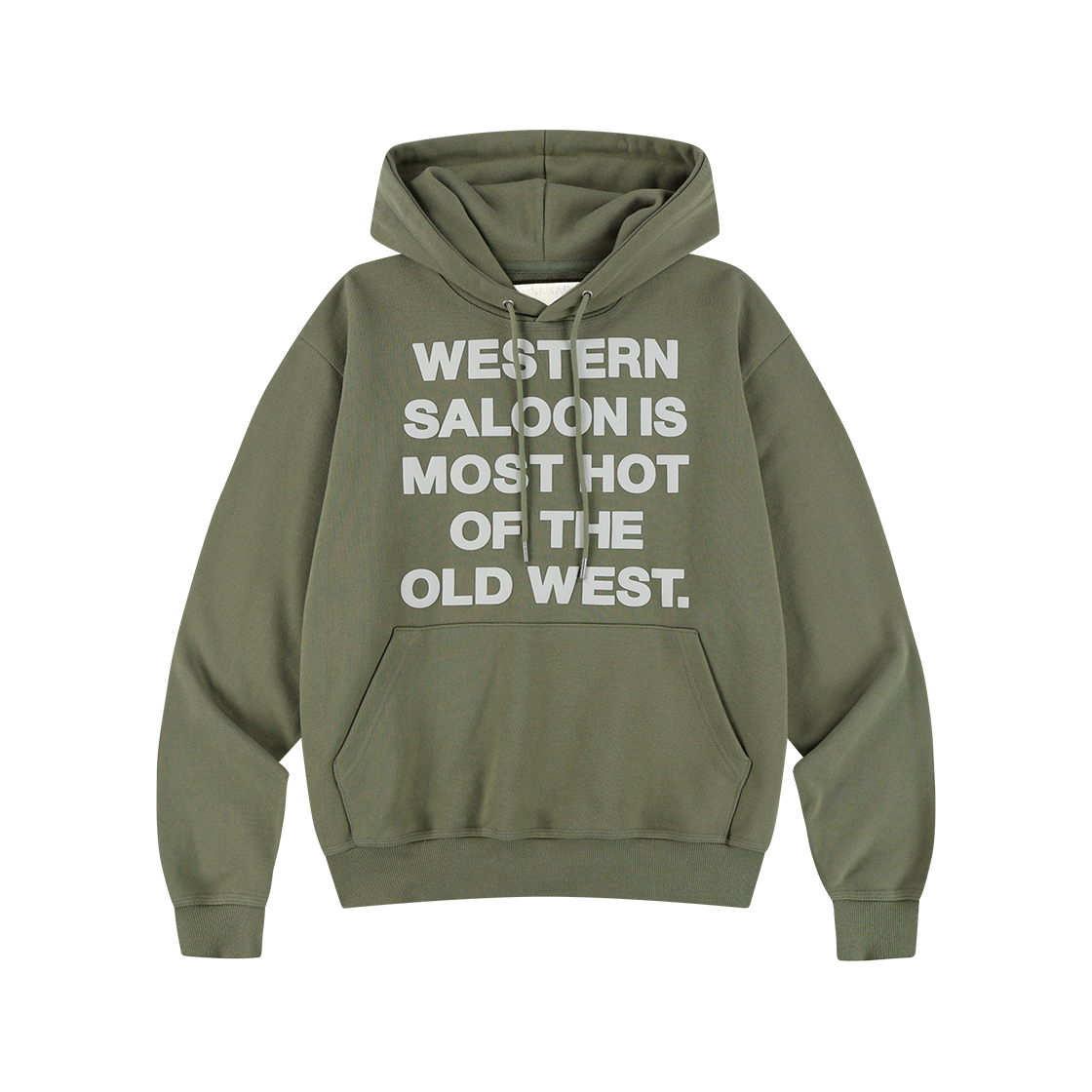 더바이닐하우스 타이포 후드 카키(Thevinylhouse Typo Hoodie Khaki)