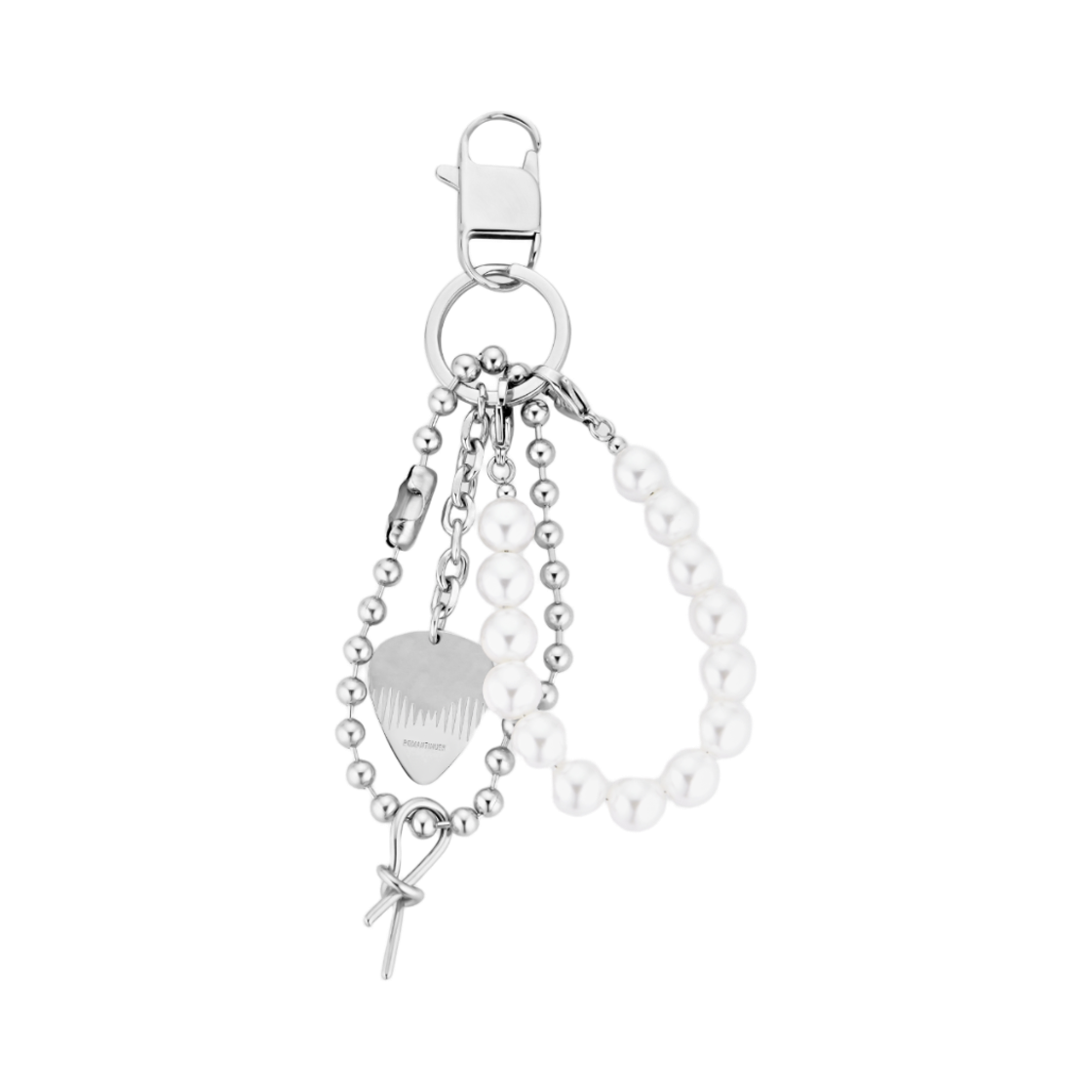 RKSN198 ROMANTINUER SN.198 Beaded Ball Chain Keyring