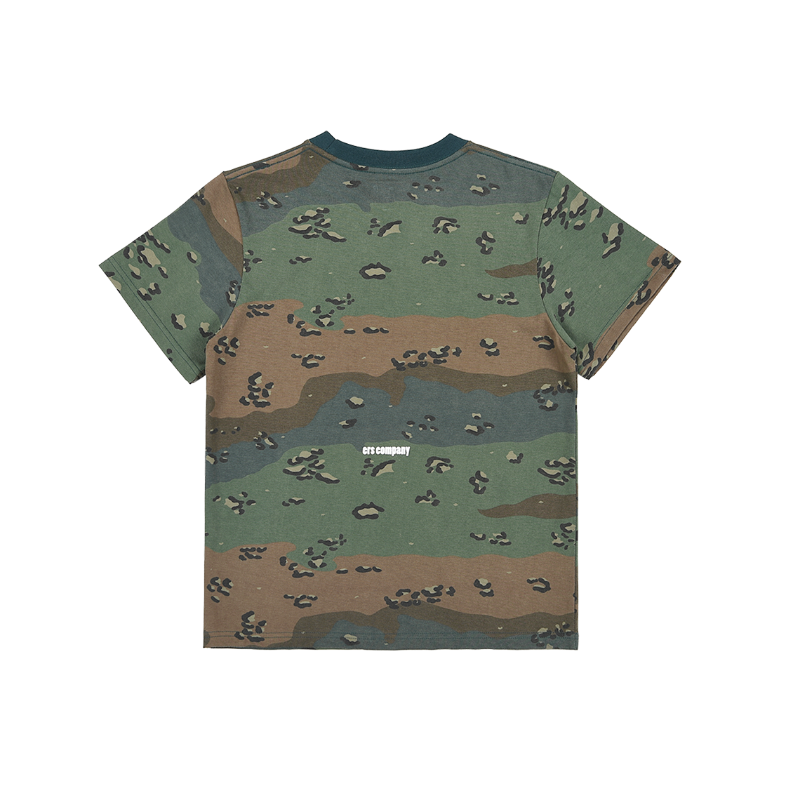 이알에스코 심장 로고 카모 티셔츠 그린(ersco Heart Logo Camo T-shirt Green) - 2