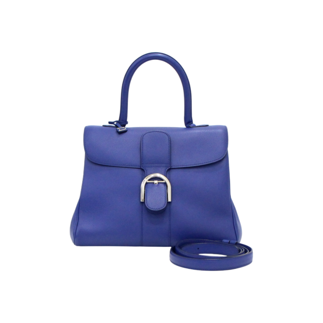 ITBENE2LI83M DELVAUX Blue Brillant MM Tote & Shoulder Bag