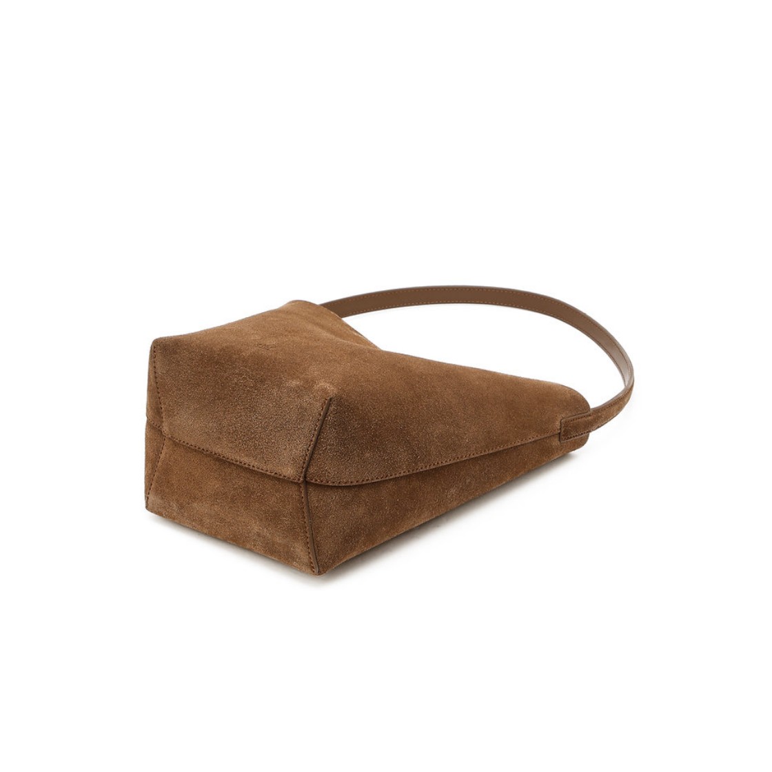 아떼 바네사브루노 액세사리 파니에 브라운 스웨이드 파니에 버킷백 S 브라운(Athe Vanessabruno Acc Panier Brown Suede Panier Bucket Bag S Normal Brown) - 2