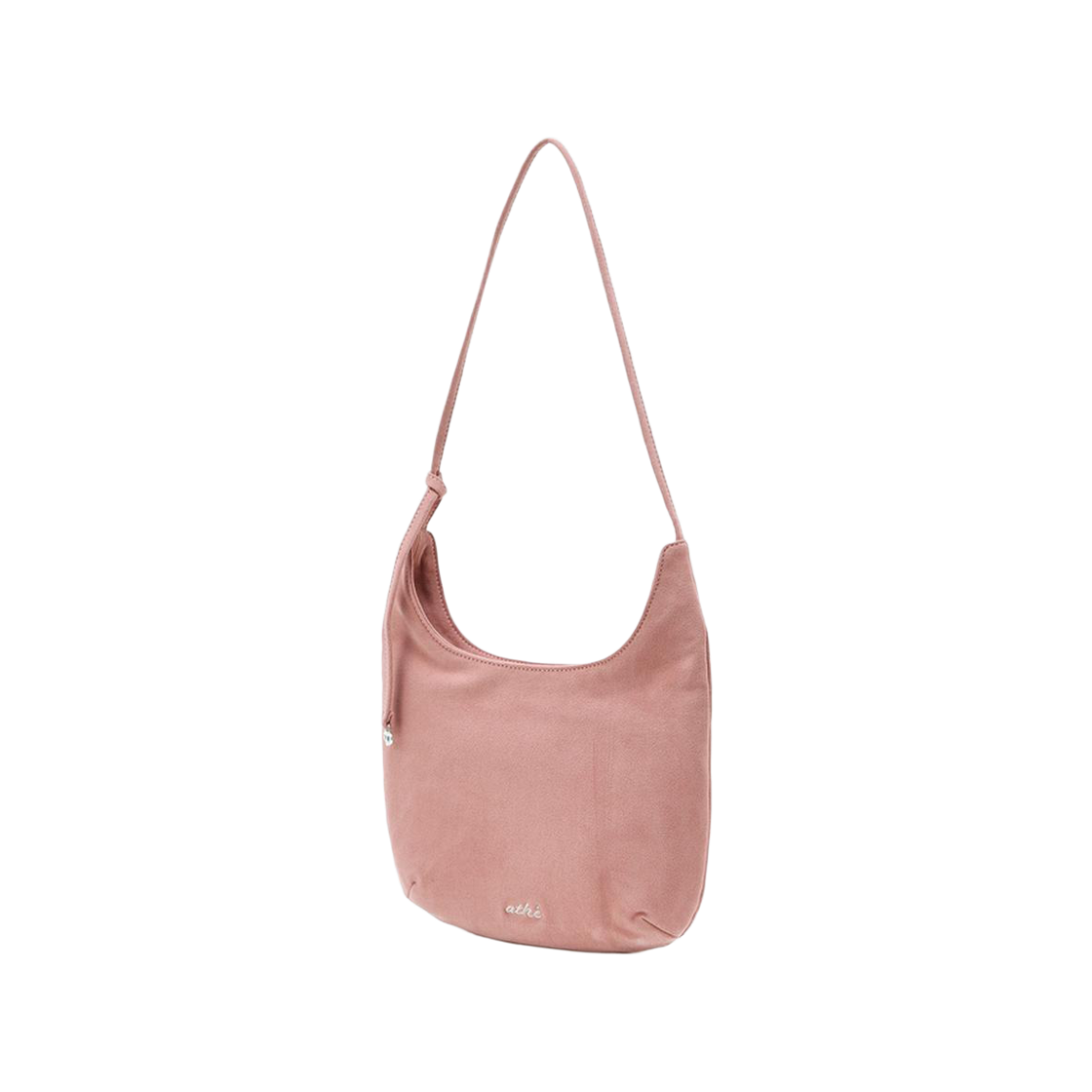아떼 바네사브루노 액세사리 핑크 스웨이드 패브릭 숄더백 M 핑크(Athe Vanessabruno Acc Pink Suede Fabric Shoulder Bag M Normal Pink)