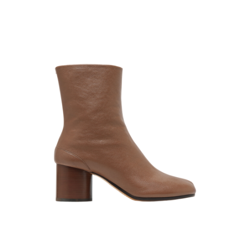 S58WU0246P3753T2621 (W) Maison Margiela Tabi Ankle Boots Brown