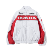 Honda Piping Motorcycle Blouson Jacket White