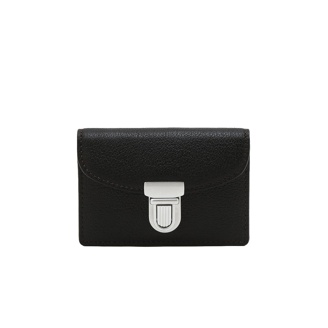 아떼 바네사브루노 액세사리 아떼 가르송 블랙 느와르 아코디언 지갑 블랙(Athe Vanessabruno Acc Athe Garcon Black Noir Accordion Wallet Black)