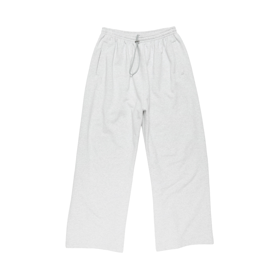 BK0750-92H Acne Studios Fleece Logo Sweatpants Pale Grey Melange