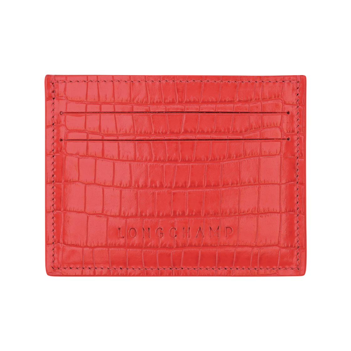 롱샴 롱샴 포켓 카드 홀더 버밀리온(Longchamp Longchamp Pocket Card Holder Vermilion)