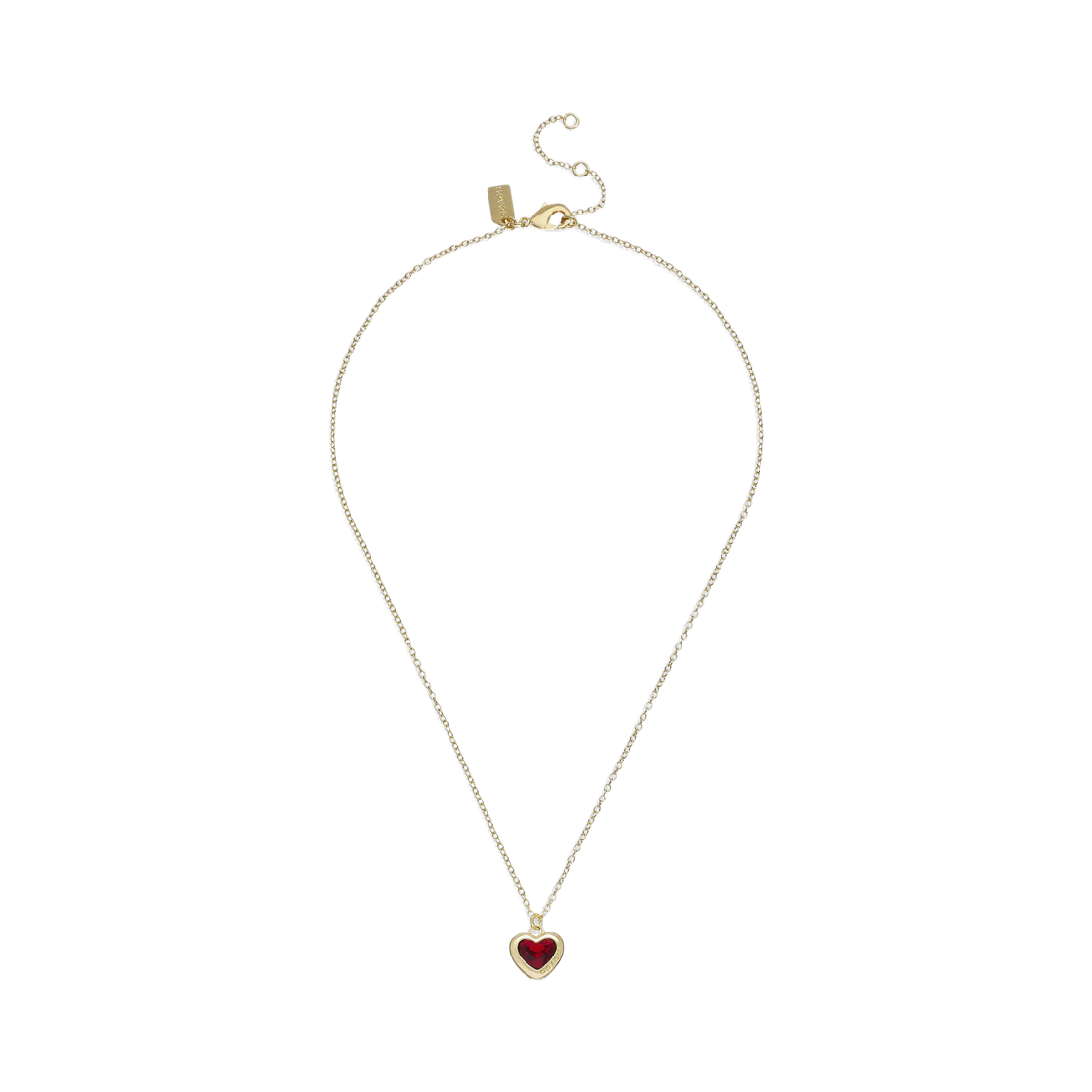(W) 코치 헤일로 하트 네클리스 골드((W) Coach Halo Heart Necklace Gold) - 2